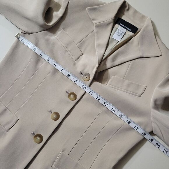 Talbots Women's Creme Silk Fitted Lined Blazer - Picture 3 of 14